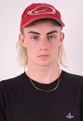 NIKE MENS VINTAGE CAP ONE SIZE RED 90S