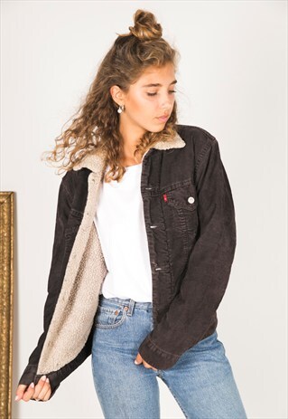 VINTAGE 80S LEVIS WINTER SHEEPSKIN JACKET / R1241C800