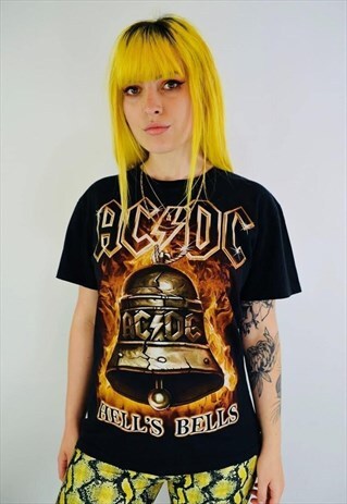 VINTAGE ACDC BAND TOUR T SHIRT