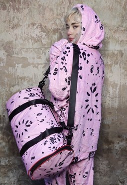 Paisley duffel bag sports weekender bandanna bag in pink