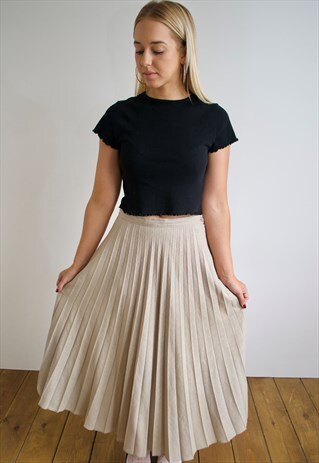 VINTAGE PLEATED SKIRT
