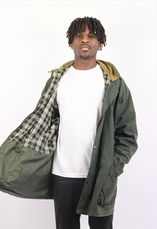 VINTAGE GREEN WAX JACKET