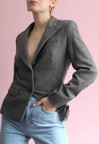 VINTAGE GREY MAX MARA BLAZER