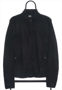 Vintage Champion Lightweight Black Zip Up Fleece Mens