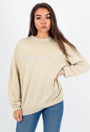 VINTAGE CHAMPION EMBROIDERED LOGO SWEATSHIRT SW74