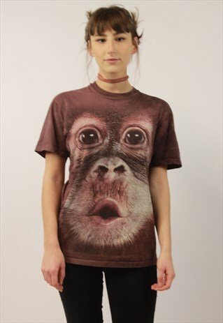 VINTAGE PRINTED TIE DYE TSHIRT
