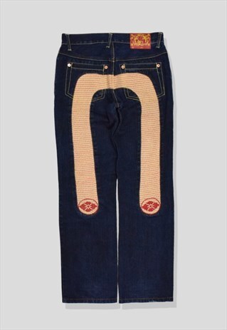 Vintage Eves Embroidered Daicock Denim Jeans