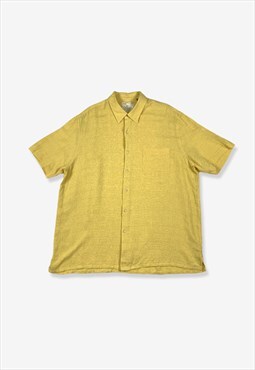 Vintage Tasso Ella Island Hawaiian Shirt Yellow 2XL