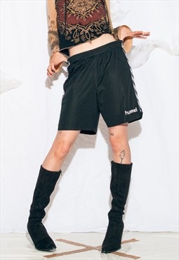 Vintage Y2K Hummel Box Shorts in Black