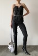 VINTAGE DENIM JUMPSUIT IN GREY
