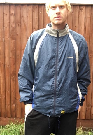 VINTAGE OVERSIZED SPORTS BOMBER JACKET XL MENS