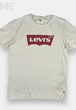 Levis vintage white and red T shirt size M