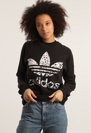 VINTAGE ADIDAS PRINTED LOGO SWEATSHIRT