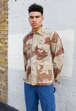 VINTAGE UNISEX CAMO JACKET / SHIRT / USMC / RETRO THRIFT