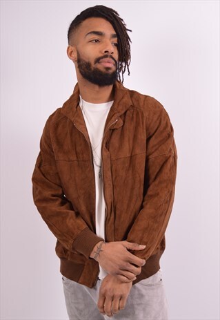 VINTAGE SUEDE JACKET BROWN