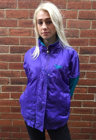 VINTAGE REEBOK TRACKSUIT SHELL SUIT BOMBER JACKET