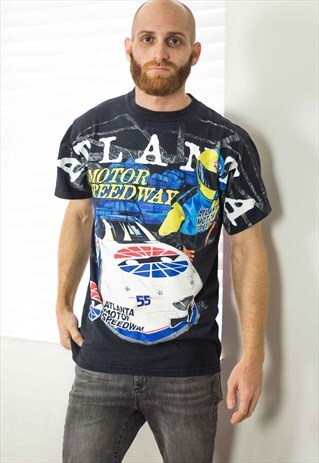 VINTAGE RACING T-SHIRT LOGO 90S M 8.4
