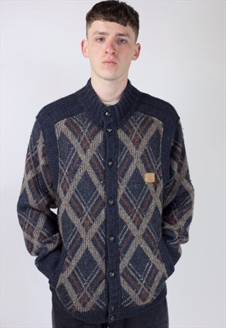 VINTAGE MULTICOLOUR KNIT CARDIGAN