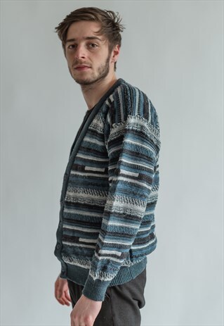 VINTAGE 80S FUNKY COSBY CARDIGAN