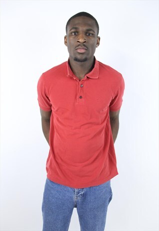 VINTAGE HUGO BOSS RED POLO SHIRT