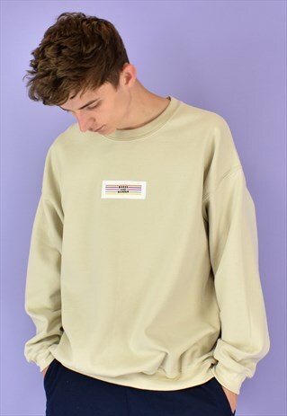 G&G UNISEX SAND ORIGINAL LINO PATCH SWEAT