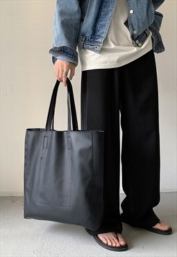 Men's PU leather hand bag
