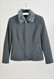 Vintage 00s wool jacket in grey