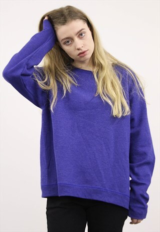 VINTAGE 1990S BLUE SWEATER