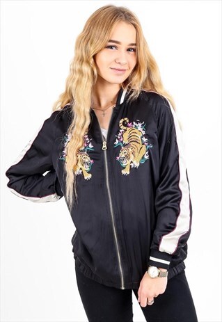 VINTAGE EMBROIDERED TRACK JACKET J973