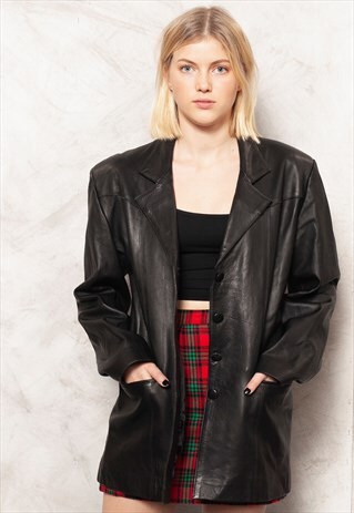 70s Black Leather Jacket | NorthernGirl | ASOS Marketplace