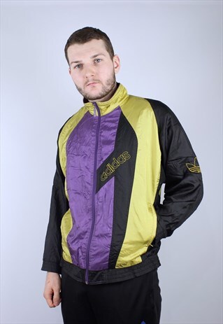 ADIDAS VINTAGE TRACKSUIT TOP MEN RARE