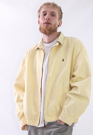 VINTAGE MENS POLO RALPH LAUREN HARRINGTON JACKET