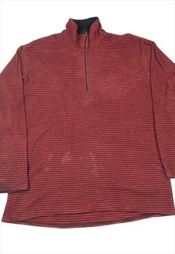 Red patagonia quarter zip up sweatshirt