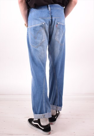 LEVI'S MENS VINTAGE JEANS W33 L31 BLUE 90S