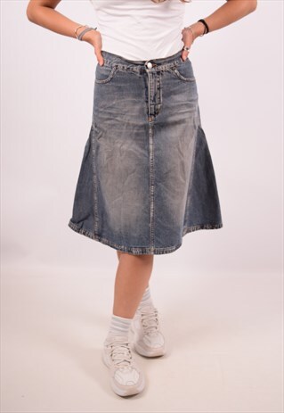 VINTAGE KOOKAI DENIM SKIRT BLUE