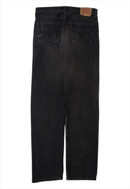 Vintsage Levis 501 Black Straight Jeans Mens