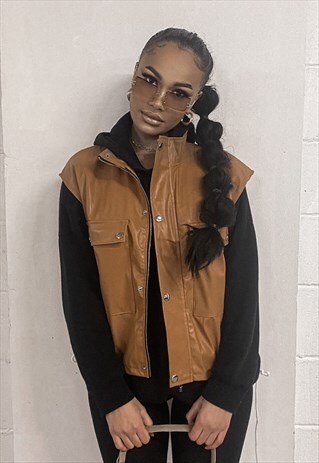 HARLEY GILET - BROWN