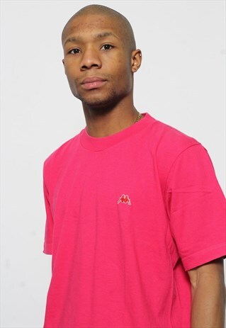 VINTAGE KAPPA LOGO T-SHIRT PINK