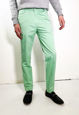 Vintage 90s mint green trousers 