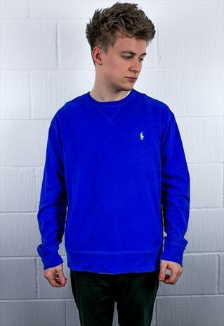VINTAGE RALPH LAUREN BLUE SWEATSHIRT