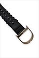 DIOR BELT BLACK STUDDED GEM DIAMANTE DETAIL MONOGRAM BUCKLE