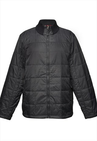 BLACK L.L. BEAN PUFFER JACKET - L