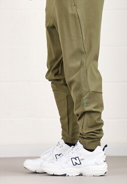 Vintage Adidas Joggers in Green Lounge Gym Sweatpants Small
