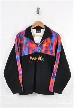 Vintage Mauna Kea Fleece 80s Pattern Medium