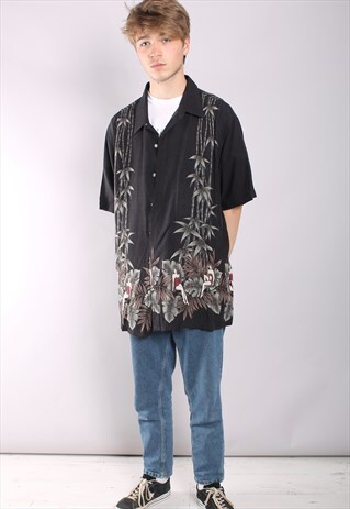 VINTAGE HAWAIIAN PATTERNED FESTIVAL SHIRT
