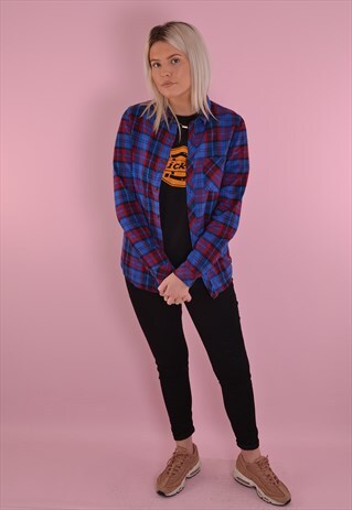 CHECK FLANNEL SHIRT GRS510