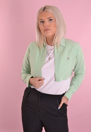RALPH LAUREN CROPPED SHIRT GRL784