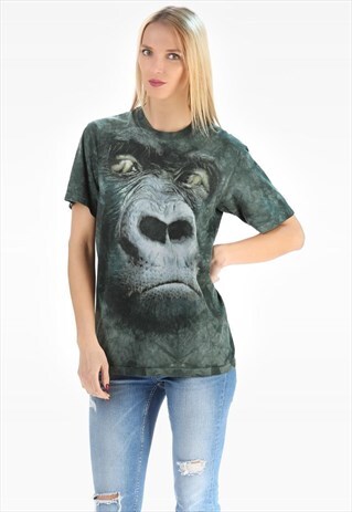 GORILLA PRINT T SHIRT