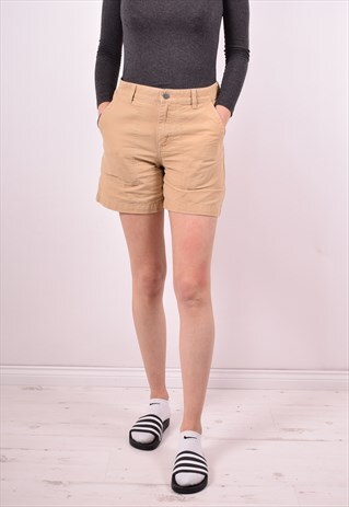 PATAGONIA WOMENS VINTAGE SHORTS W26 BEIGE 90S
