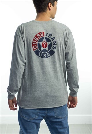 VINTAGE GUESS LOGO T-SHIRT 90S X 10.5